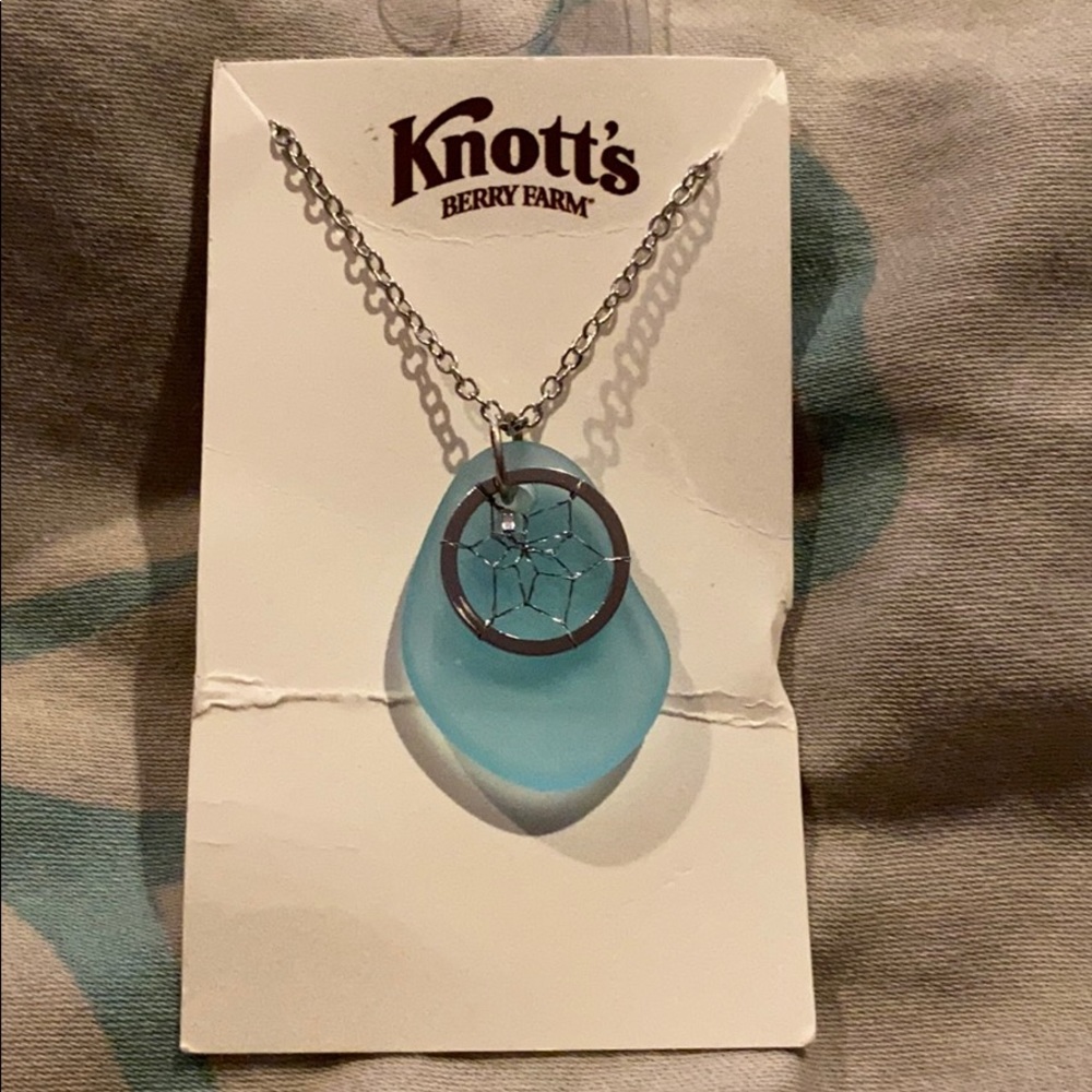 Dream catcher/stone necklace - Picture 2 of 2